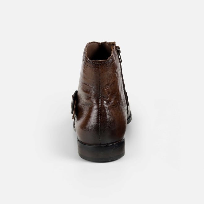 Mochi Men Tan Formal Boots (SKU: 19-753-23-41)