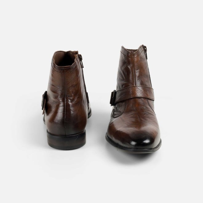 Mochi Men Tan Formal Boots (SKU: 19-753-23-41)