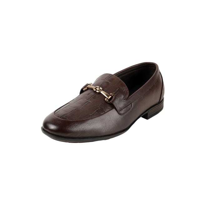 Mochi Men Brown Formal Moccasin (SKU: 19-754-12-41)