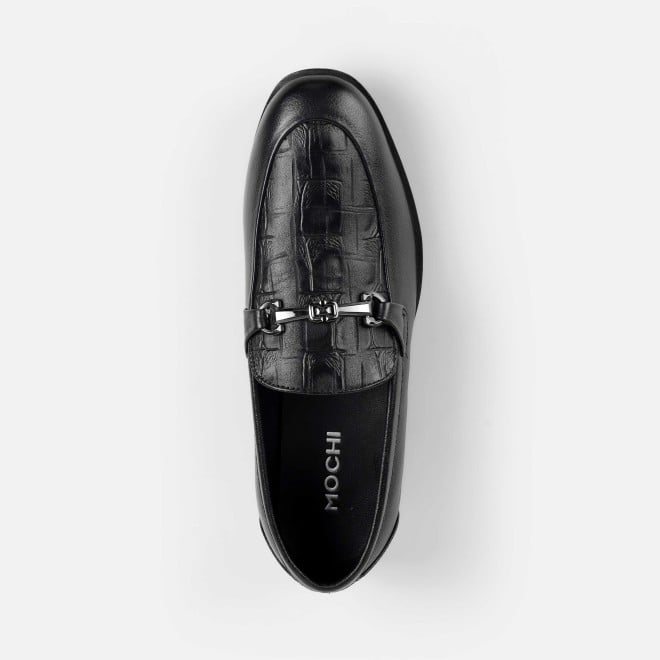 Mochi Men Black Formal Moccasin (SKU: 19-754-11-41)