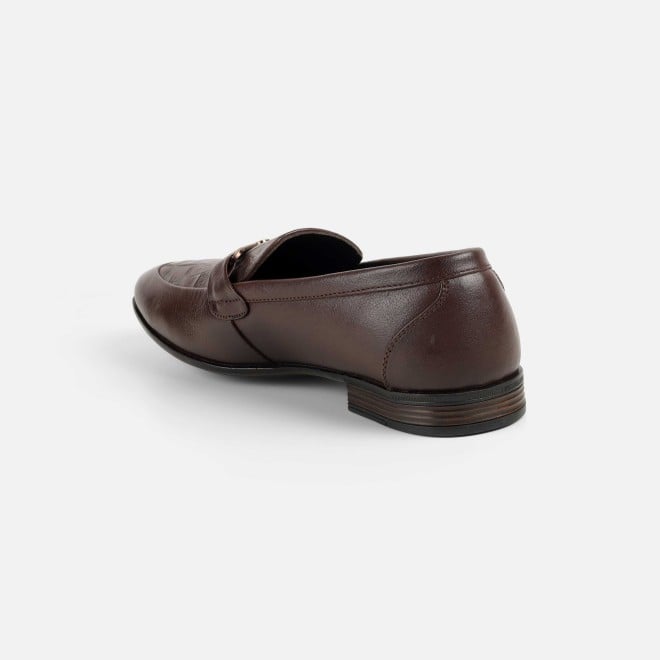 Mochi Men Brown Formal Moccasin (SKU: 19-754-12-41)
