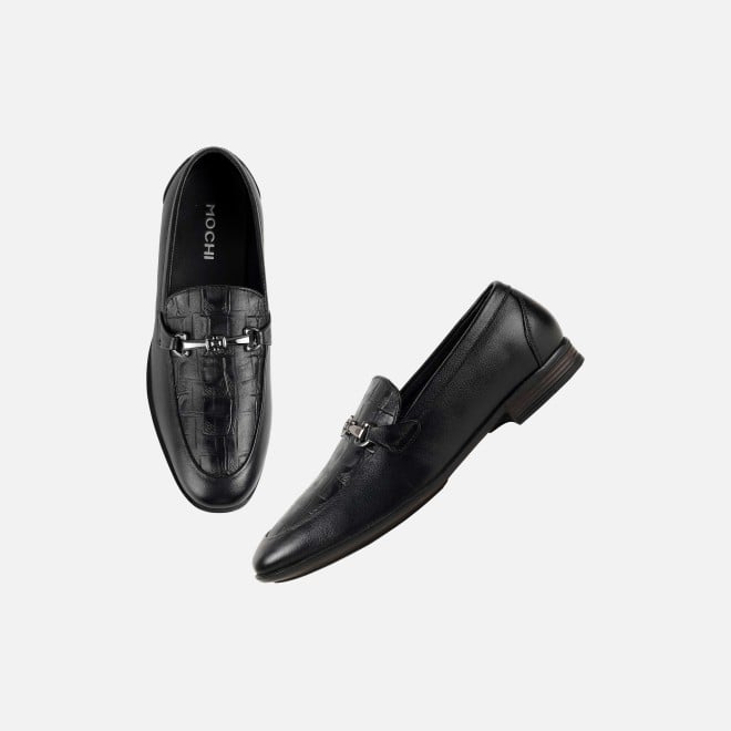 Mochi Men Black Formal Moccasin (SKU: 19-754-11-41)