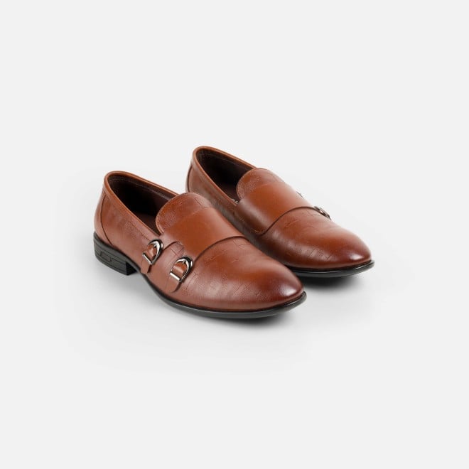 Mochi Men Brown Formal Monk (SKU: 19-758-12-41)
