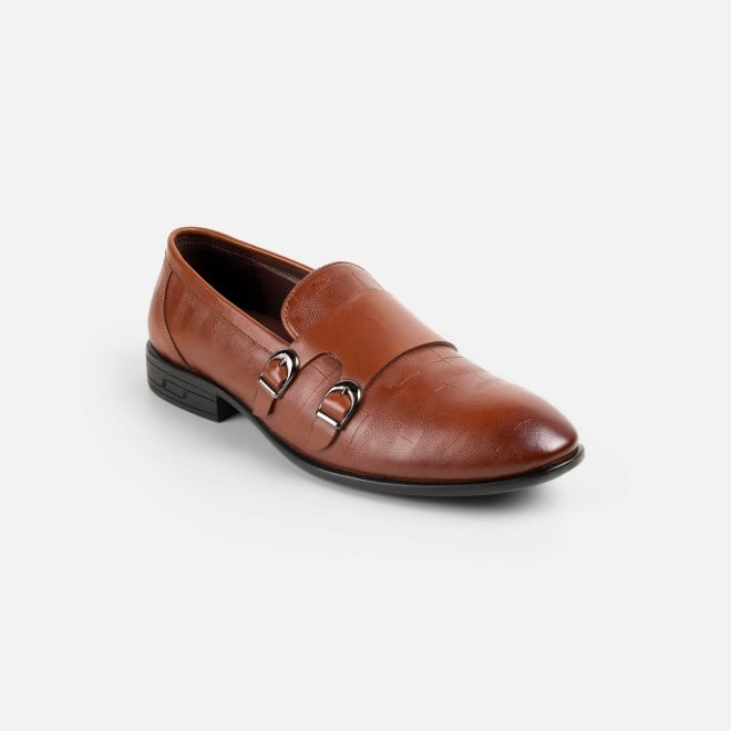 Mochi Men Brown Formal Monk (SKU: 19-758-12-41)