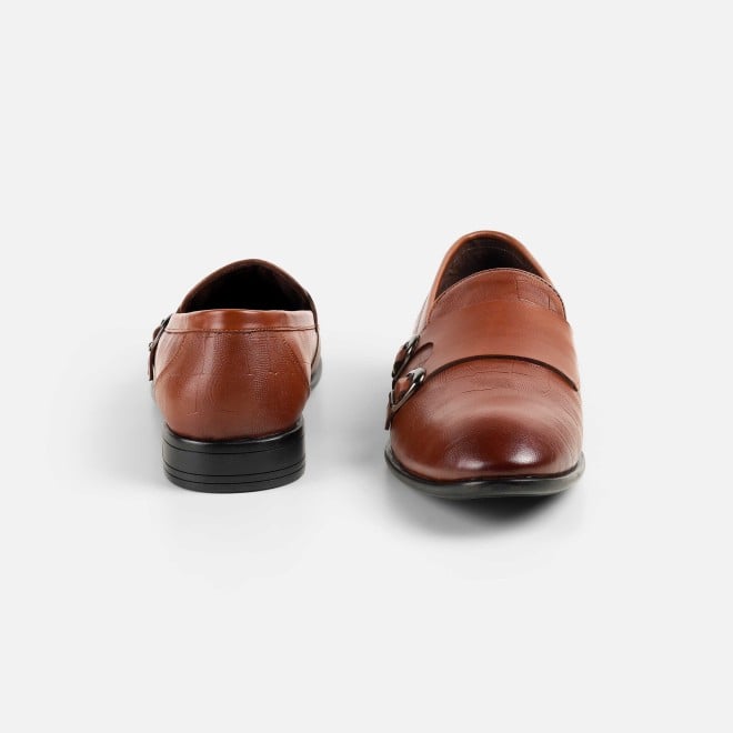 Mochi Men Brown Formal Monk (SKU: 19-758-12-41)