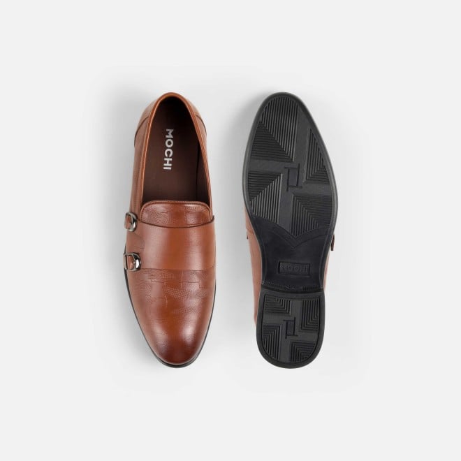 Mochi Men Brown Formal Monk (SKU: 19-758-12-41)