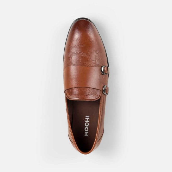 Mochi Men Brown Formal Monk (SKU: 19-758-12-41)
