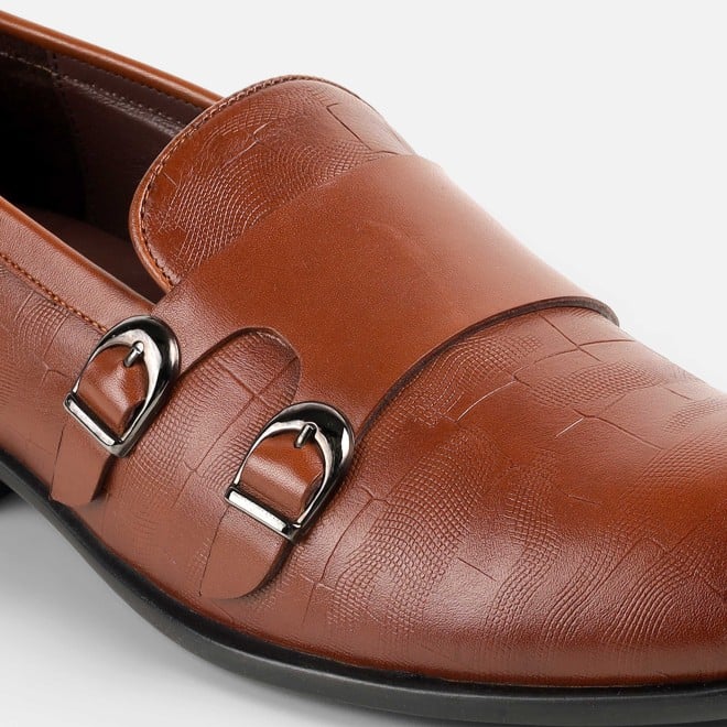 Mochi Men Brown Formal Monk (SKU: 19-758-12-41)