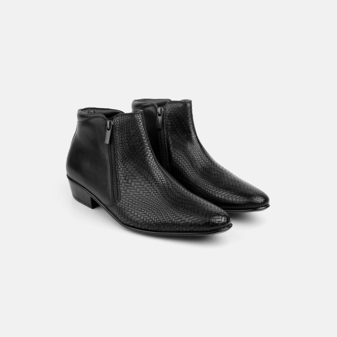 Mochi Men Black Formal Boots (SKU: 19-769-11-40)