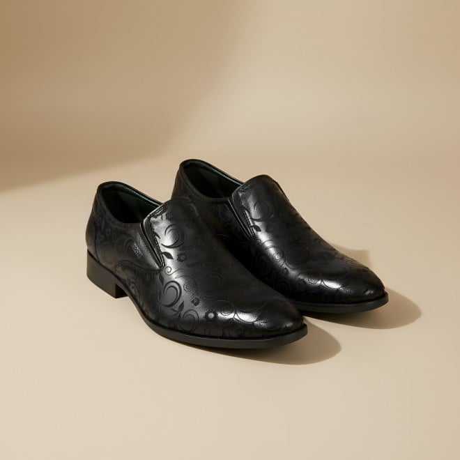 Mochi Men Black Party Moccasin