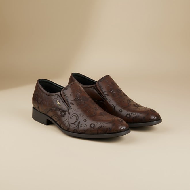 Mochi Men Brown Party Moccasin