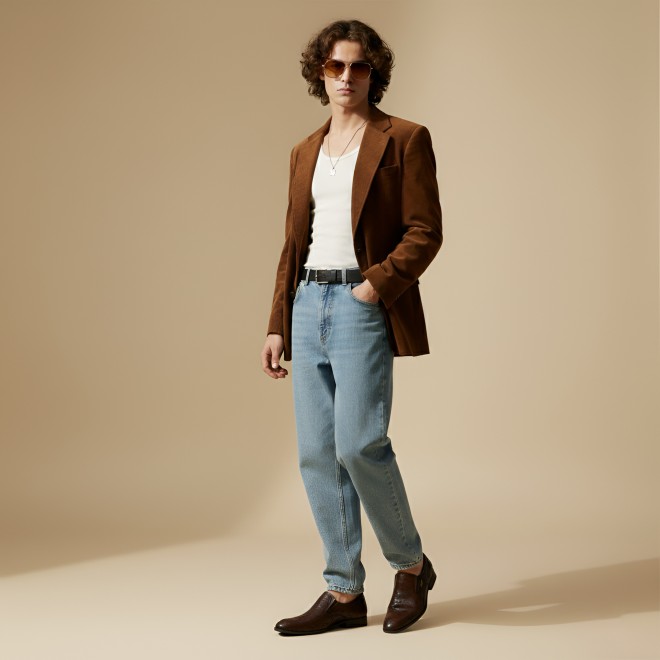 Mochi Men Brown Party Moccasin (SKU: 19-772-12-40)