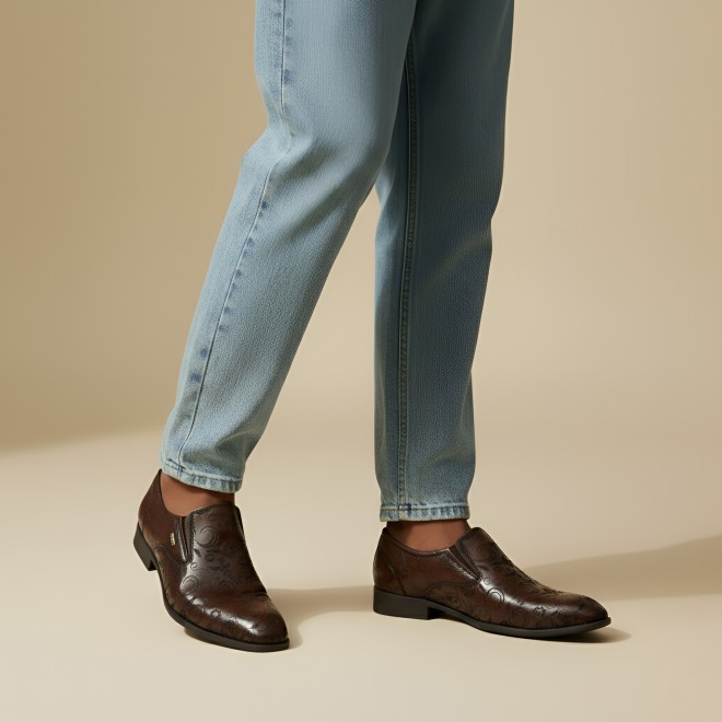 Mochi Men Brown Party Moccasin (SKU: 19-772-12-40)