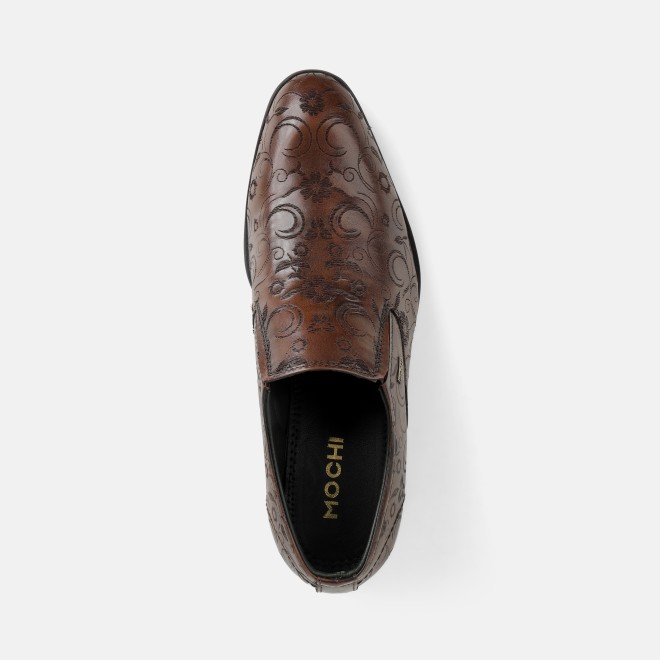 Mochi Men Brown Party Moccasin (SKU: 19-772-12-40)