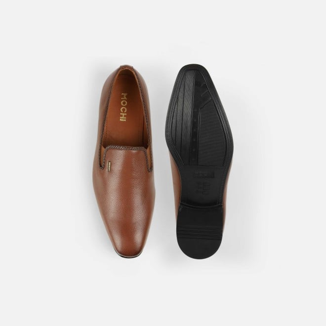 Mochi Men Tan Formal Moccasin (SKU: 19-777-23-40)