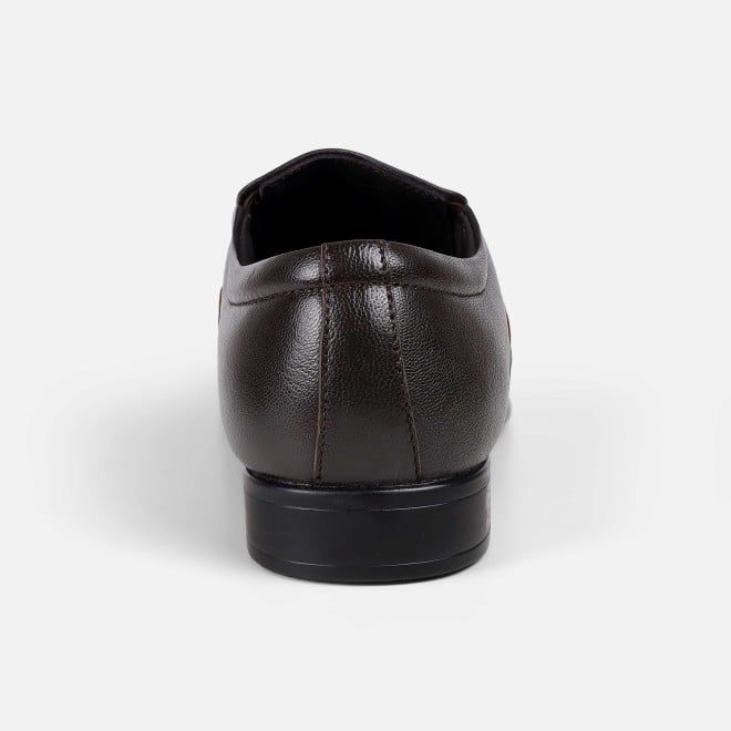 Mochi Men Brown Formal Moccasin (SKU: 19-782-12-41)