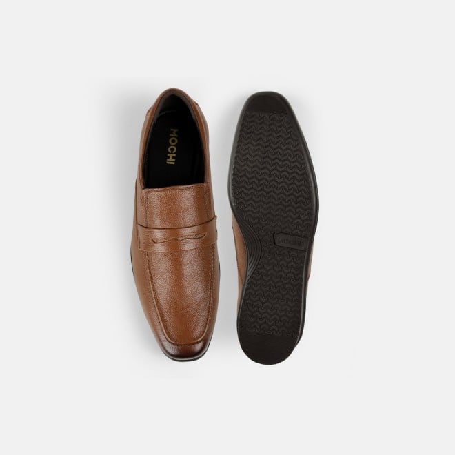 Mochi Men Tan Formal Moccasin (SKU: 19-785-23-40)
