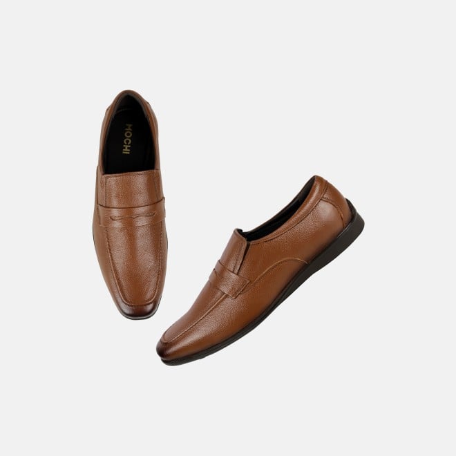 Mochi Men Tan Formal Moccasin (SKU: 19-785-23-40)