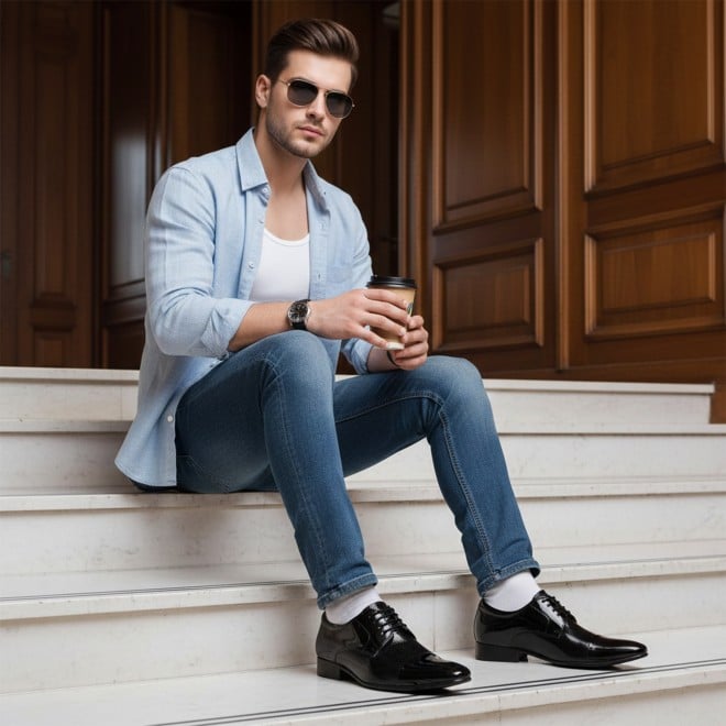 Mochi Men Black Party Lace Up (SKU: 19-796-11-40)