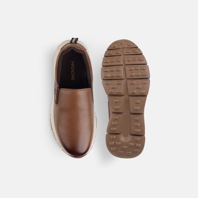 Mochi Men Tan Casual Moccasin (SKU: 19-823-23-40)