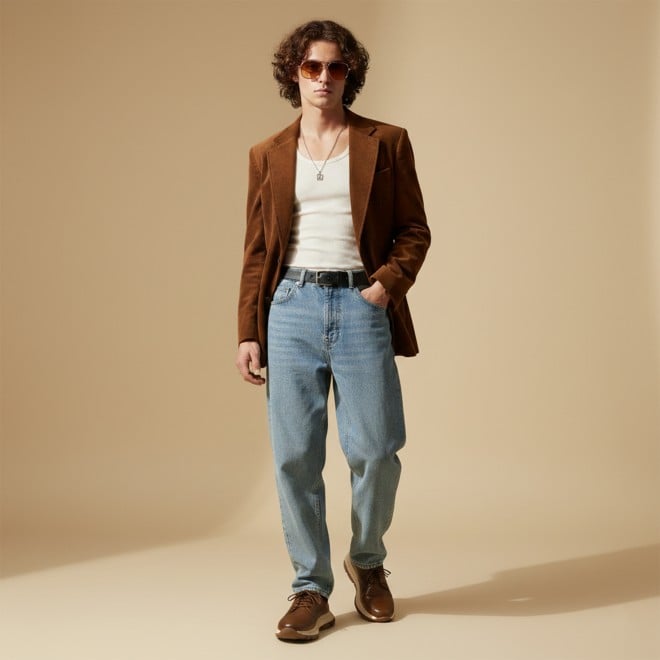 Mochi Men Tan Casual Lace Up (SKU: 19-824-23-40)