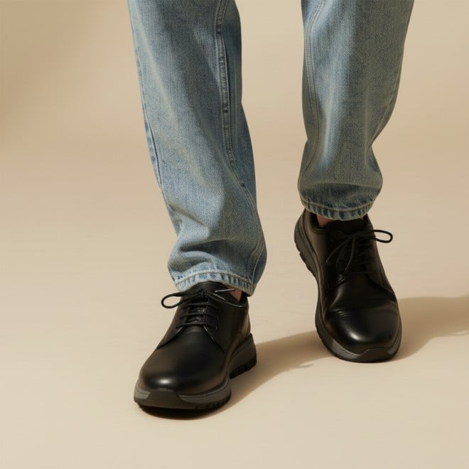 Mochi Men Black Casual Lace Up (SKU: 19-824-11-40)