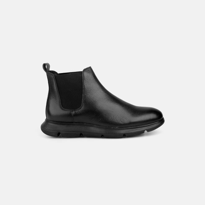 Mochi Men Black Casual Boots (SKU: 19-825-11-40)