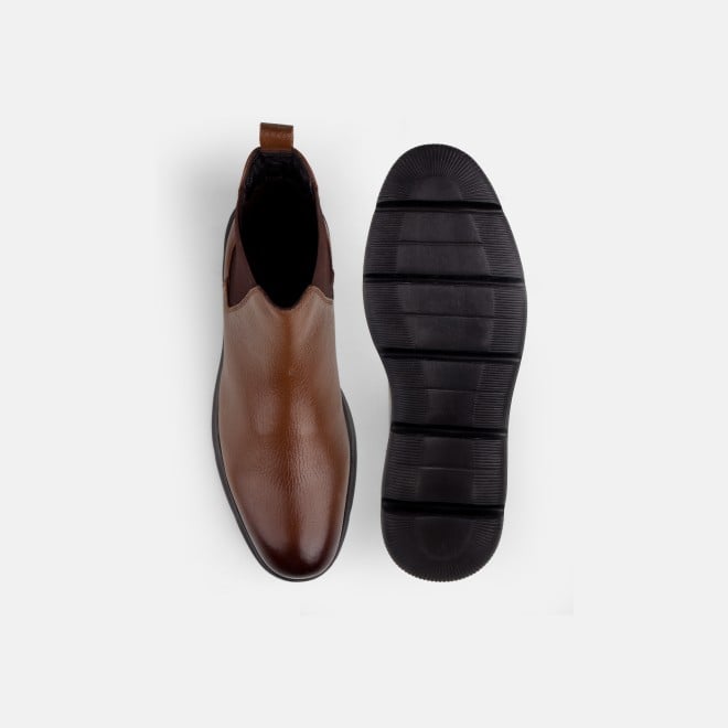 Mochi Men Tan Casual Boots (SKU: 19-825-23-40)