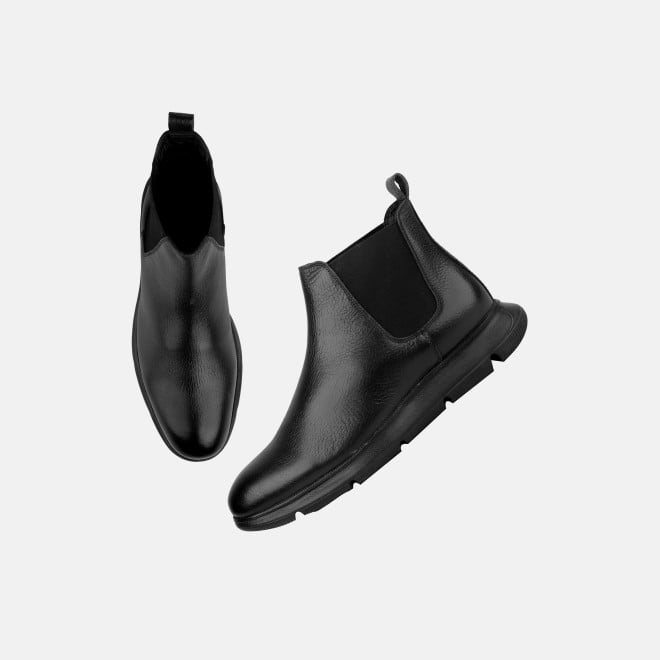 Mochi Men Black Casual Boots (SKU: 19-825-11-40)