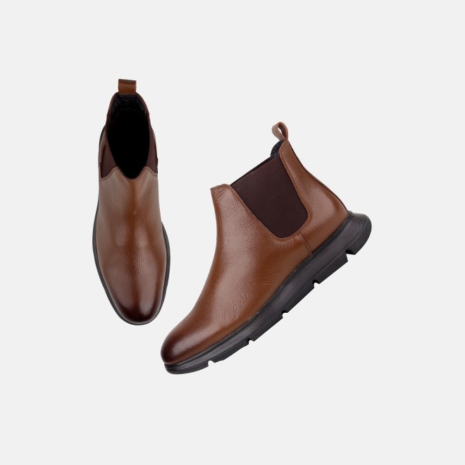 Mochi Men Tan Casual Boots (SKU: 19-825-23-40)