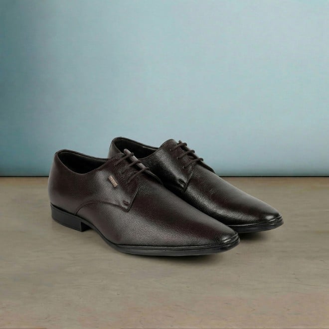 Mochi Men Brown Formal Lace Up