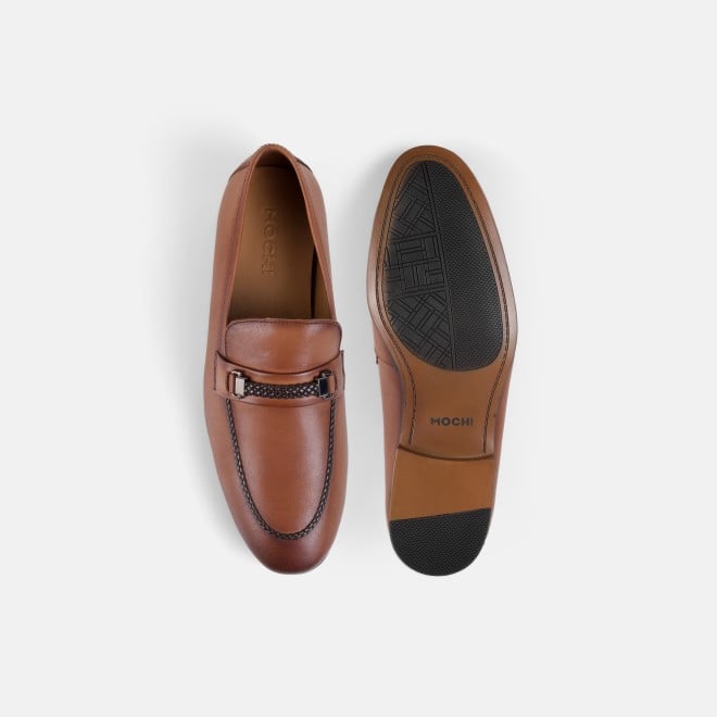 Mochi Men Tan Formal Moccasin (SKU: 19-852-23-40)
