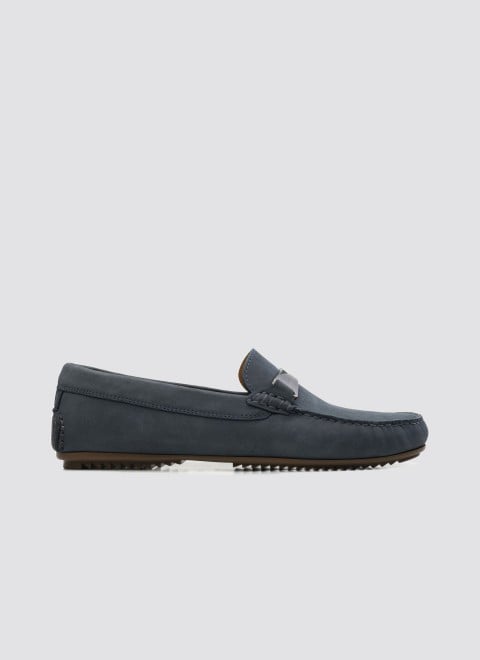 Language Men Blue-suede Casual Loafers (SKU: 194-1054-39-42)