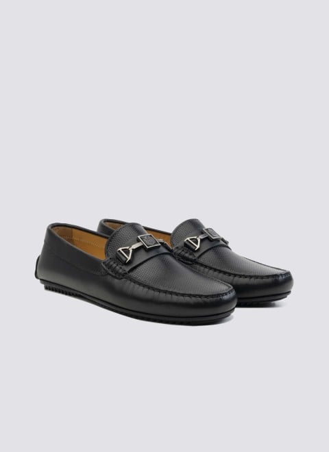 Language Men Black Casual Loafers