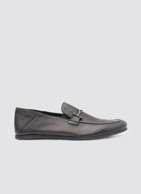 Language Men Black Casual Loafers (SKU: 194-1340-11-40)