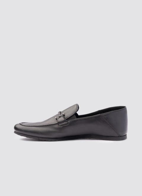 Language Men Black Casual Loafers (SKU: 194-1340-11-40)