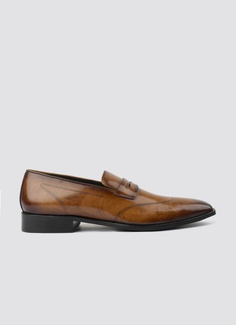 Language Men Tan Formal Moccasin (SKU: 194-1514-23-41)