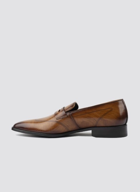 Language Men Tan Formal Moccasin (SKU: 194-1514-23-41)