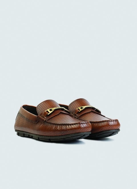 Language Men Tan Casual Loafers