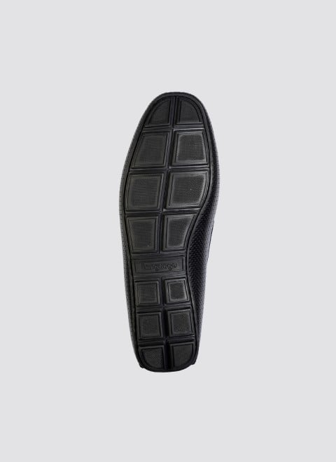 Language Men Black Casual Loafers (SKU: 194-1623-11-40)