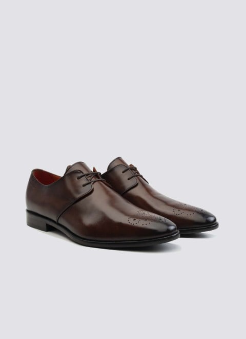 Language Men Brown Formal Lace Up (SKU: 194-1813-12-40)