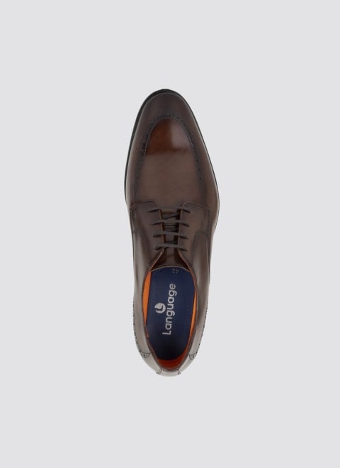 Language Men Brown Formal Lace Up (SKU: 194-1817-12-40)