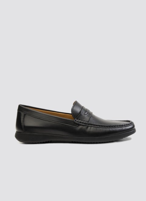 Language Men Black Casual Loafers (SKU: 194-1850-11-40)