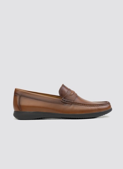 Language Men Tan Casual Loafers (SKU: 194-1850-23-40)