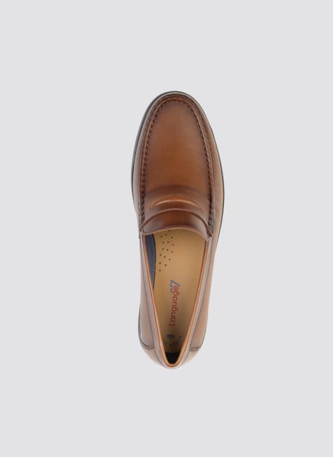 Language Men Tan Casual Loafers (SKU: 194-1850-23-40)