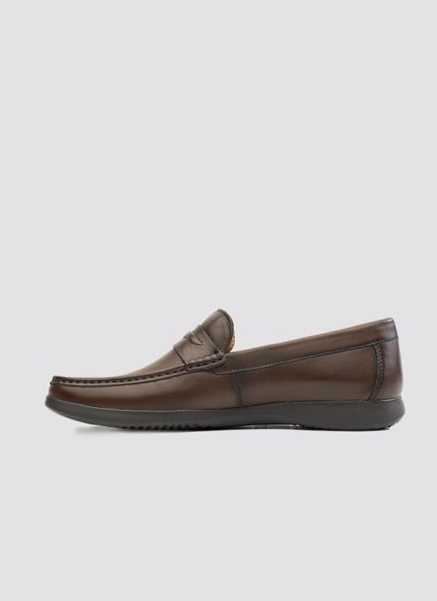 Language Men Brown Casual Loafers (SKU: 194-1850-12-40)