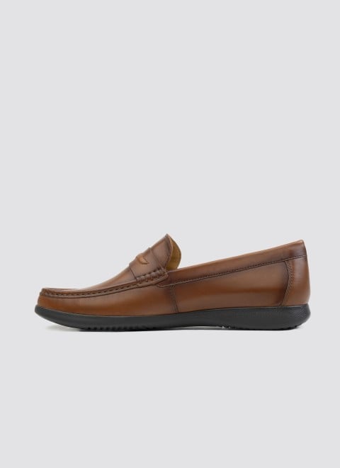 Language Men Tan Casual Loafers (SKU: 194-1850-23-40)