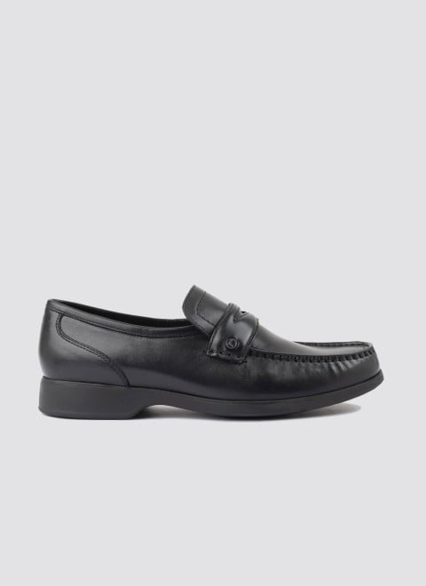 Language Men Black Casual Loafers (SKU: 194-2000-11-40)