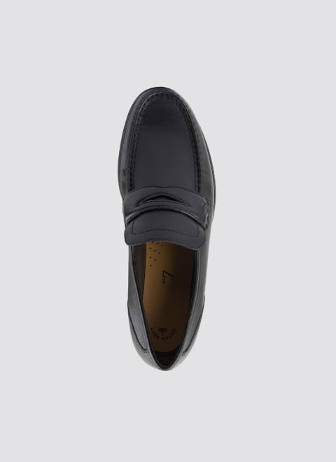 Language Men Black Casual Loafers (SKU: 194-2000-11-40)