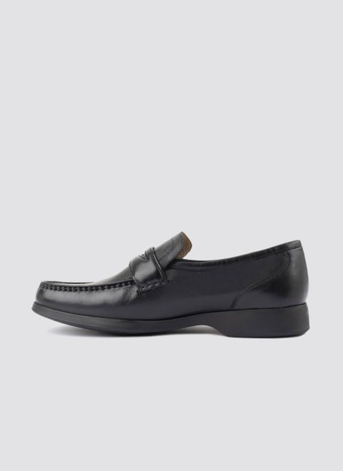 Language Men Black Casual Loafers (SKU: 194-2000-11-40)